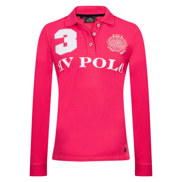 Polo Favouritas EQ lange mouwen HV Polo Fuchsia Roze Polo Favouritas EQ lange mouwen HV Polo Fuchsia Roze