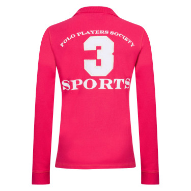 Polo Favouritas EQ manches longues HV Polo Fuchsia Rose Polo Favouritas EQ manches longues HV Polo Fuchsia Rose