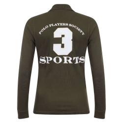 Polo Favouritas EQ lange mouwen HV Polo Leger Groen Polo Favouritas EQ lange mouwen HV Polo Leger Groen