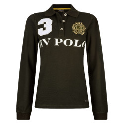 Polo Favouritas EQ lange mouwen HV Polo Pijnboom Zwart Polo Favouritas EQ lange mouwen HV Polo Pijnboom Zwart