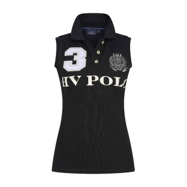 Polo sans manches Favouritas HV Polo Noir