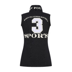 Polo sans manches Favouritas HV Polo Noir