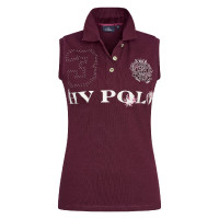 Polo sans manches Favouritas Palms HV Polo Dark berry Rouge Polo sans manches Favouritas Palms HV Polo Dark berry Rouge