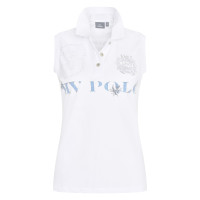 Mouwloos polo Favouritas Palms HV Polo Wit