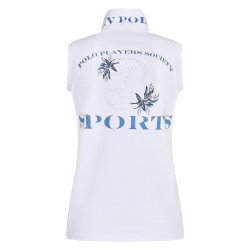 Polo sans manches Favouritas Palms HV Polo Blanc Polo sans manches Favouritas Palms HV Polo Blanc