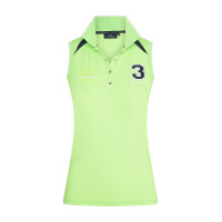 Mouwloos poloshirt Favouritas Tech HV Polo Limoengroen