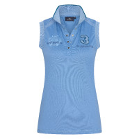 Polo sans manches Favouritas Tech Luxury HV Polo Riviera bleu