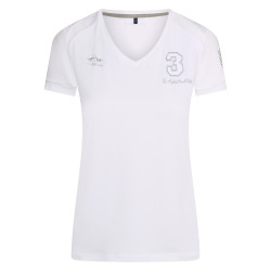 T-shirt Favouritas Tech korte mouw HV Polo Wit