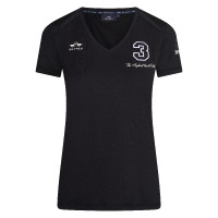T-shirt Favouritas Tech manche courte HV Polo Noir