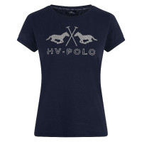 T-shirt technique HV Polo Jazzy Bleu marine
