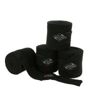 Polo bandages Equithème French Touch Zwart Polo bandages Equithème French Touch Zwart