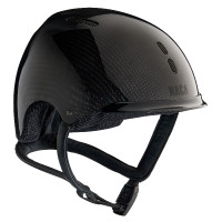 Casque d'équitation NACA Gravity S carbone Carbone noir brillant