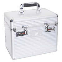 Box de pansage Imperial Riding Shiny Classic small Argent Box de pansage Imperial Riding Shiny Classic small Argent