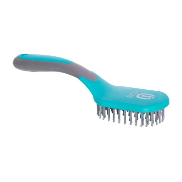 Brosse criniére et queue Imperial Riding Boomerang Jade Bleu