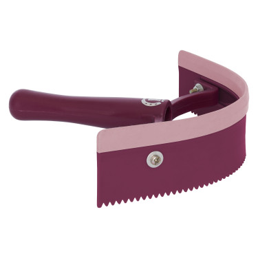 Couteau de chaleur cintré pvc avec caoutchouc Imperial Riding Fleur noire