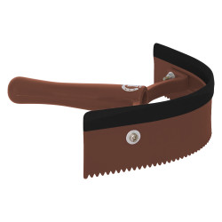 Couteau de chaleur cintré pvc avec caoutchouc Imperial Riding Noisette Marron Couteau de chaleur cintré pvc avec caoutchouc Imperial Riding Noisette Marron
