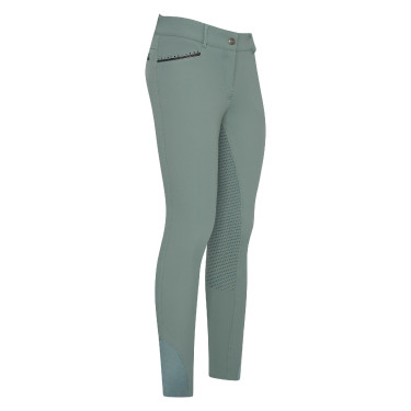 Pantalon d'équitation Imperial Riding El Capone high waist FullGrip Sage sombre Bleu