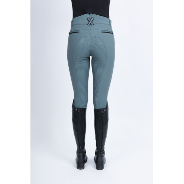 Rijbroek Imperial Riding El Capone high waist FullGrip Donkergroen Blauw