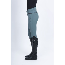 Pantalon d'équitation Imperial Riding El Capone high waist FullGrip Sage sombre Bleu