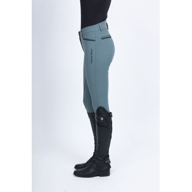 Pantalon d'équitation Imperial Riding El Capone high waist FullGrip Sage sombre Bleu