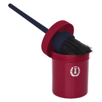 Pinceau à graisse pour sabot avec pot Imperial Riding Tango Red Rouge Pinceau à graisse pour sabot avec pot Imperial Riding Tango Red Rouge