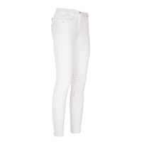 Pantalon d'equitation Euro-Star Merle Shine GripTec femme Blanc Pantalon d'equitation Euro-Star Merle Shine GripTec femme Blanc