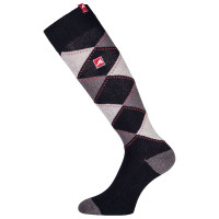 Chaussettes à carreaux Euro-Star Polygiene Black / taupe / grey mel. Noir Chaussettes à carreaux Euro-Star Polygiene Black / taupe / grey mel. Noir