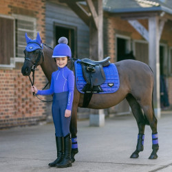 LeMieux Loire Dressuur Junior Zadeldek Bluebell Blauw LeMieux Loire Dressuur Junior Zadeldek Bluebell Blauw