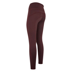 Legging d'équitation Easy Rider Dietse FullGrip enfant Prune Violet