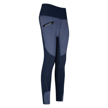 Legging d'équitation Easy Rider Dietse FullGrip enfant Navy / navy melange Bleu Legging d'équitation Easy Rider Dietse FullGrip enfant Navy / navy melange Bleu