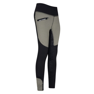 Legging d'équitation Easy Rider Dietse FullGrip enfant Olive / black Vert Legging d'équitation Easy Rider Dietse FullGrip enfant Olive / black Vert