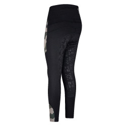 Legging d'équitation Euro-Star Dietse FullGrip enfant Noir / camouflage Legging d'équitation Euro-Star Dietse FullGrip enfant Noir / camouflage