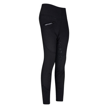 Legging d'équitation Euro-Star Dietse FullGrip enfant Noir / noir Legging d'équitation Euro-Star Dietse FullGrip enfant Noir / noir