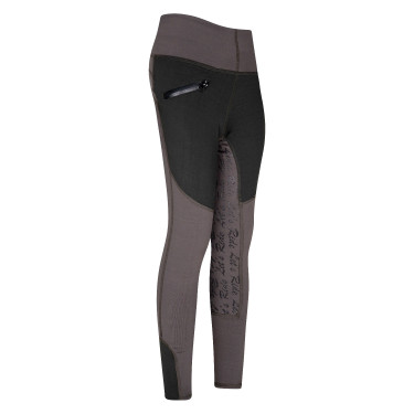 Legging d'équitation Euro-Star Dietse FullGrip enfant Gris noir Legging d'équitation Euro-Star Dietse FullGrip enfant Gris noir