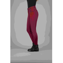 Pantalon d'équitation Easy Rider Sera FullGrip Prune Violet