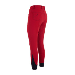 Paardrijbroek Easy Rider Evita FullGrip Rood