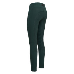 Legging d'équitation Easy Rider Livia FullGrip Dark leaf Vert