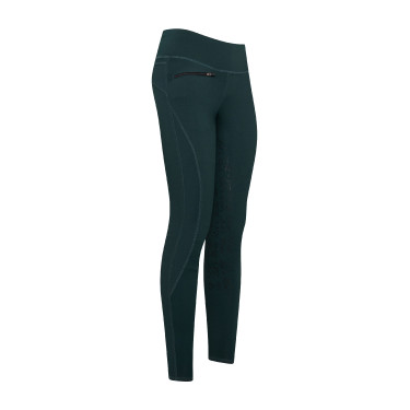 Legging d'équitation Easy Rider Dietse FullGrip enfant Vert sarcelle Legging d'équitation Easy Rider Dietse FullGrip enfant Vert sarcelle