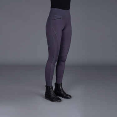 Legging d'équitation Easy Rider Dietse FullGrip enfant Périscope Violet Legging d'équitation Easy Rider Dietse FullGrip enfant Périscope Violet