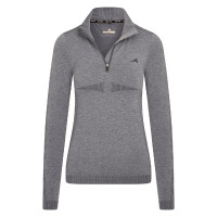 Top avec demi-zip Euro-Star Maggy Magnet melange