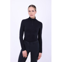 Top avec demi-zip Euro-Star Maggy Magnet melange Gris Top avec demi-zip Euro-Star Maggy Magnet melange Gris