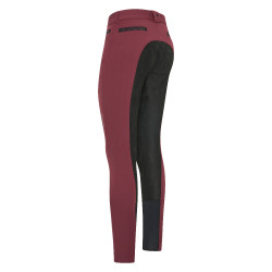 Pantalon d'équitation Euro-Star Arista Fashion Diamond Full Zinfadel Bordeaux