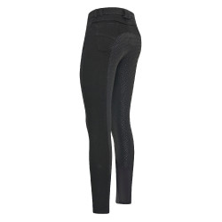 Pantalon d'équitation Euro-Star Indigo Diamond Den. FullGrip Denim noir Gris Pantalon d'équitation Euro-Star Indigo Diamond Den. FullGrip Denim noir Gris