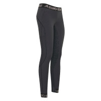 Culotte d'équitation Euro-Star Athletic Softshell FullGrip Noir