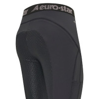 Culotte d'équitation Euro-Star Athletic Softshell FullGrip Noir