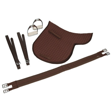 KIT DE SELLE HAFLINGER 17,5" Marron KIT DE SELLE HAFLINGER 17,5" Marron