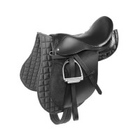 Zadelkit Haflinger 17,5" Zwart