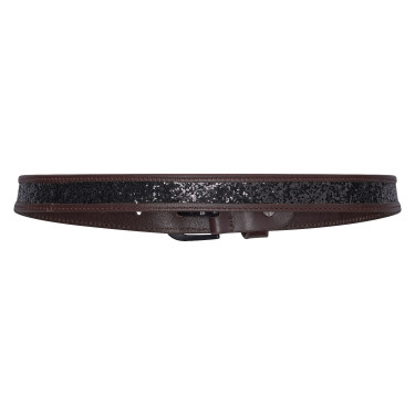 Ceinture Euro-Star Glittery Dark berry Rouge