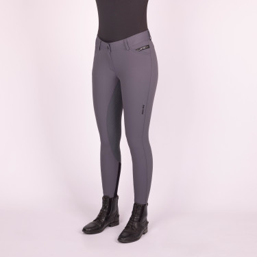 Pantalon d'équitation Euro-Star Arista Fashion Diamond FullGrip Periscope Gris