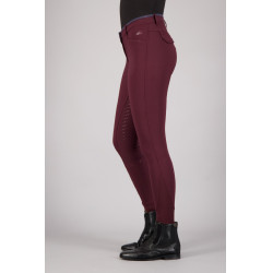 Pantalon d'equitation Easy Rider Sissy FullGrip Dark berry Rouge